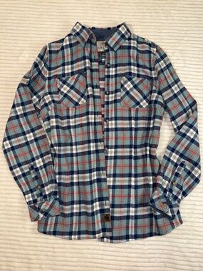 Legendary Whitetails Plaid Button-Down Shirt - Blue, Green, Pink